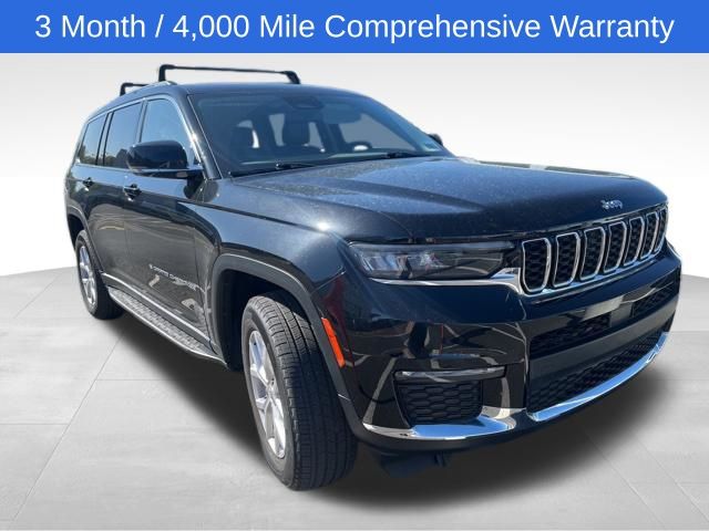 Diamond Black Crystal Pearlcoat 2021 Jeep Grand Cherokee L Limited 4WD SUV / Crossover Four-Wheel Drive 8-Speed Automatic