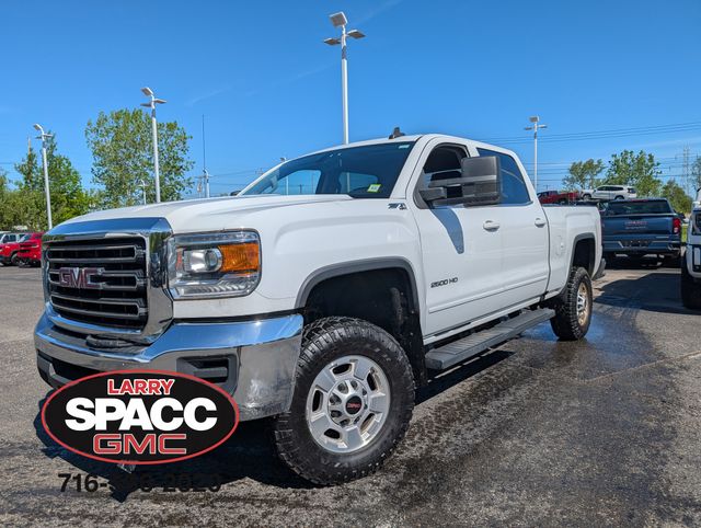 Summit White 2018 GMC Sierra 2500HD SLE Crew Cab SB 4WD Pickup Truck Four-Wheel Drive 6-Speed Automatic Overdrive