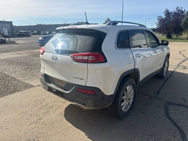 2016 Bright White Clearcoat Jeep Cherokee Limited 4X4 SUV