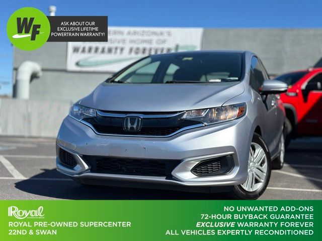 Silver 2018 Honda Fit LX with Honda Sensing Hatchback Front-Wheel Drive Continuously Variable Transmission