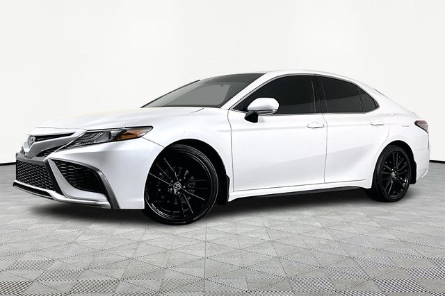 White 2021 Toyota Camry XSE FWD Sedan Front-Wheel Drive 8-Speed Automatic