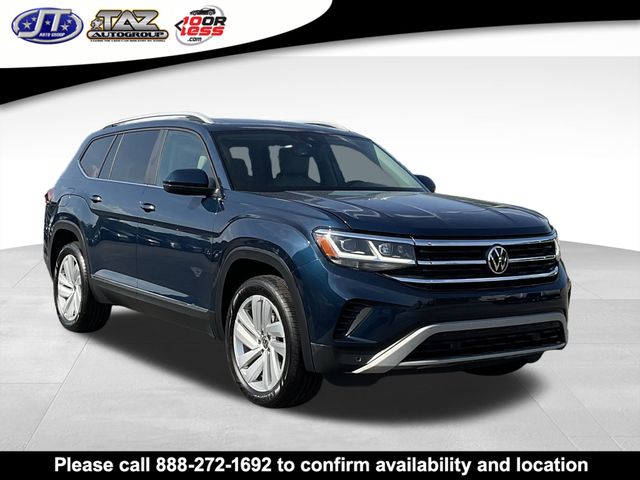 Blue Metallic 2021 Volkswagen Atlas V6 SEL FWD SUV / Crossover Front-Wheel Drive 8-Speed Automatic