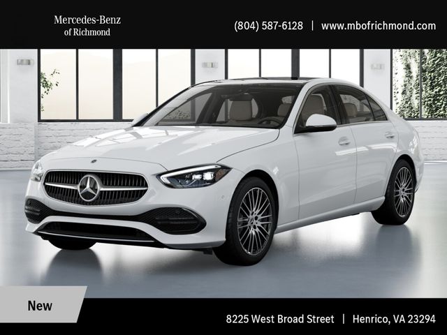 Polar White 2026 Mercedes-Benz C-Class Sedan All-Wheel Drive 9-Speed Automatic