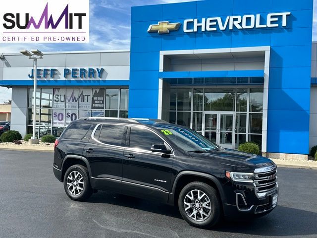 Black (Ebony Twilight Metallic) 2023 GMC Acadia SLE AWD SUV / Crossover Four-Wheel Drive 9-Speed Automatic