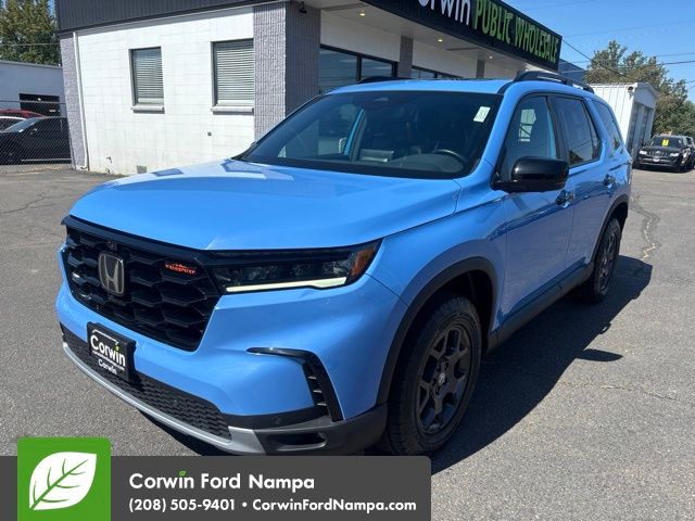 Blue 2025 Honda Pilot SUV / Crossover All-Wheel Drive Automatic
