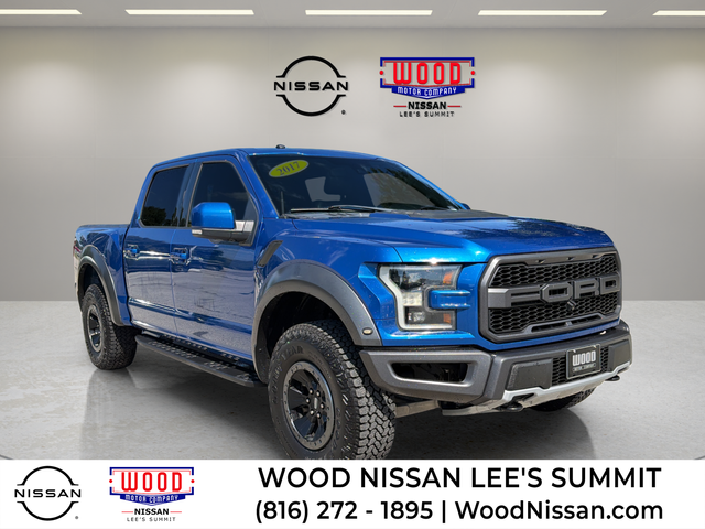 Lightning Blue 2017 Ford F-150 Pickup Truck Four-Wheel Drive Automatic