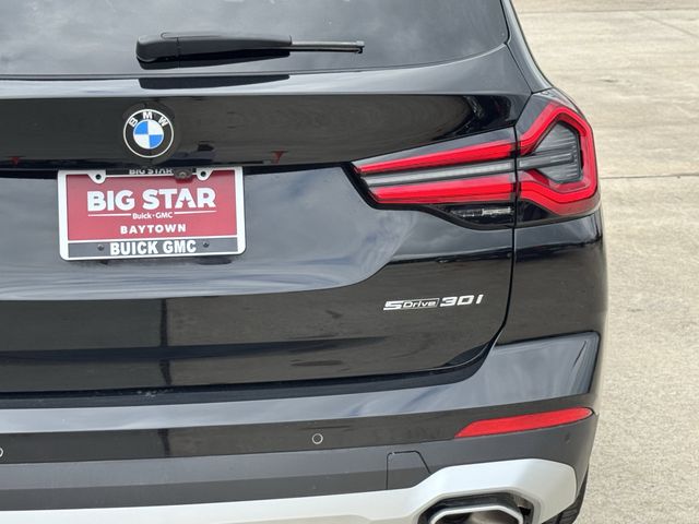 2022 BMW X3 sDrive30i Black at Westside Lexus