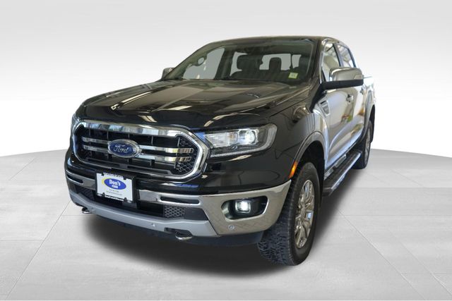 Shadow Black 2022 Ford Ranger Lariat SuperCrew 4WD Pickup Truck Four-Wheel Drive Automatic