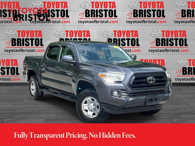 Magnetic Gray Metallic 2020 Toyota Tacoma SR V6 Double Cab 4WD Pickup Truck Four-Wheel Drive 6-Speed Automatic