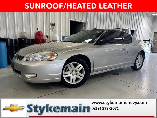 Machine Silver Metallic 2007 Chevrolet Monte Carlo Coupe Front-Wheel Drive 4-Speed Automatic Overdrive