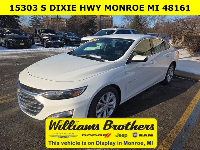 2024 Chevrolet Malibu LT - Summit White exterior view 7