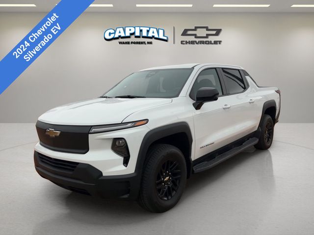 Summit White 2024 Chevrolet Silverado EV Pickup Truck All-Wheel Drive 1-Speed Automatic