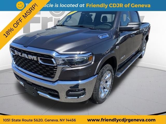 Gray (Granite Crystal Metallic Clearcoat) 2026 RAM 1500 Pickup Truck Four-Wheel Drive 8-Speed Automatic