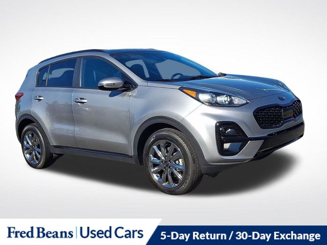 Steel Gray 2022 Kia Sportage SUV / Crossover All-Wheel Drive 6-Speed Automatic Overdrive