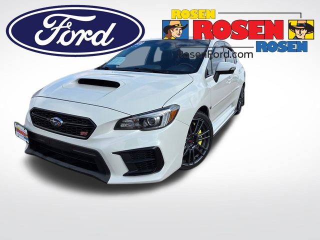 Crystal White Pearl 2019 Subaru WRX STI AWD Sedan All-Wheel Drive 6-Speed Manual