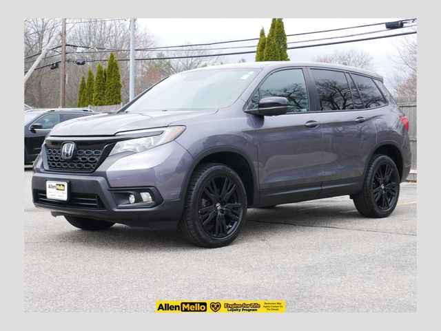 Gray 2021 Honda Passport Sport AWD SUV / Crossover All-Wheel Drive 9-Speed Automatic