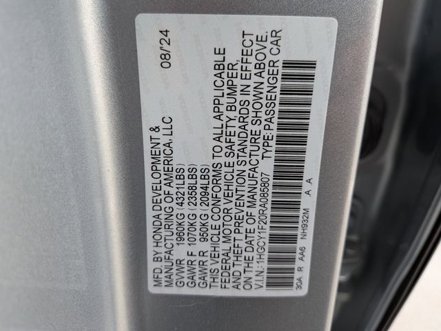 2024 Honda Accord LX  at Community Honda