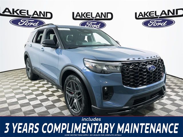 Vapor Blue Metallic 2026 Ford Explorer SUV / Crossover All-Wheel Drive Automatic
