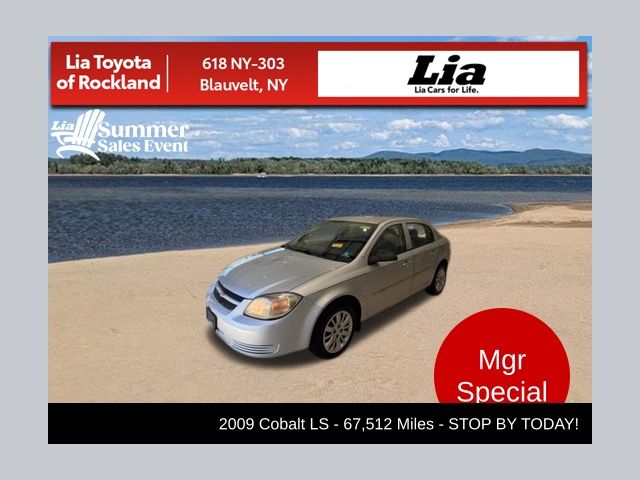 Blade Silver Metallic 2009 Chevrolet Cobalt Sedan Front-Wheel Drive 4-Speed Automatic Overdrive