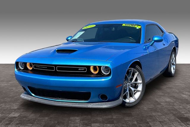Blue Pearl 2023 Dodge Challenger Coupe Rear-Wheel Drive 8-Speed Automatic