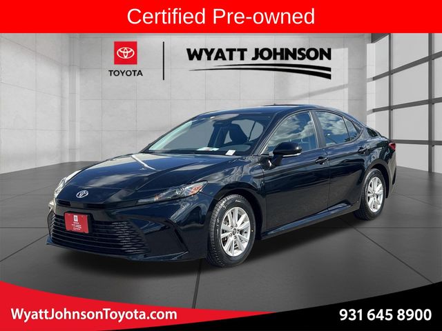 Midnight Black Metallic 2025 Toyota Camry Sedan Front-Wheel Drive Continuously Variable Transmission