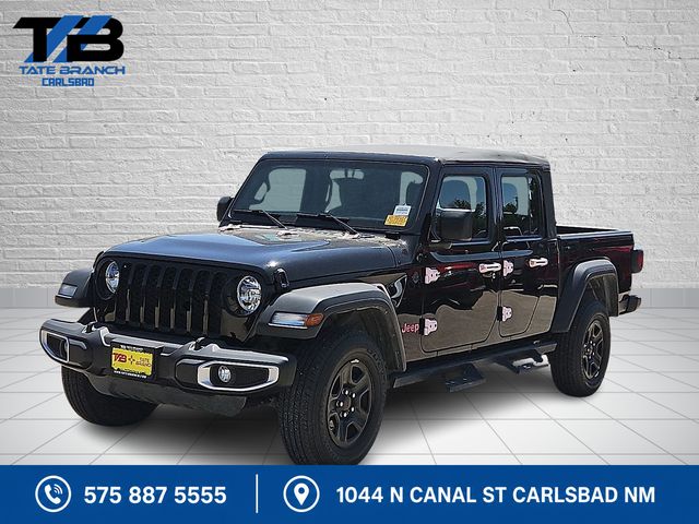 Black Clearcoat 2023 Jeep Gladiator Pickup Truck Four-Wheel Drive 8-Speed Automatic