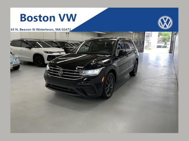 Deep Black 2023 Volkswagen Tiguan SUV / Crossover Front-Wheel Drive 8-Speed Automatic
