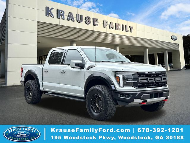 Oxford White 2024 Ford F-150 Raptor SuperCrew 4WD Pickup Truck Four-Wheel Drive Automatic