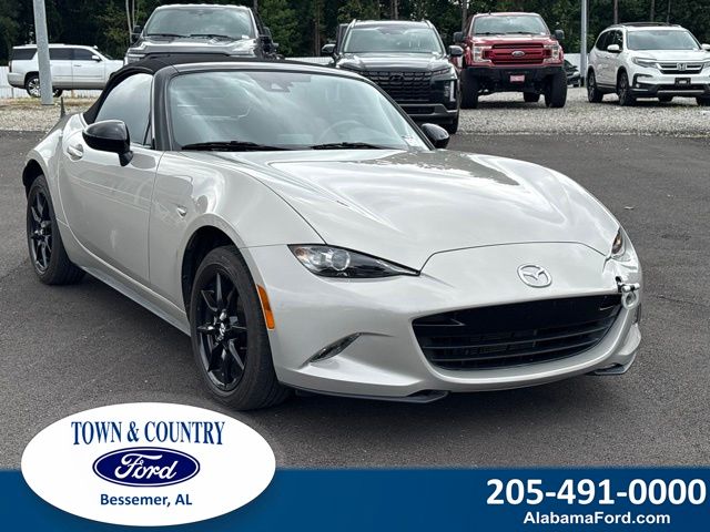 Gray (Platinum Quartz Metallic) 2023 Mazda MX-5 Miata Convertible Rear-Wheel Drive 6-Speed Manual