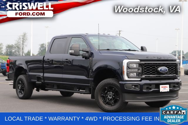 Blue Metallic 2024 Ford F-250 Super Duty Pickup Truck Four-Wheel Drive Automatic
