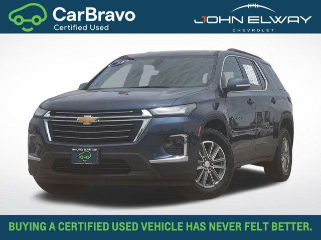 Northsky Blue Metallic 2023 Chevrolet Traverse SUV / Crossover Four-Wheel Drive 9-Speed Automatic