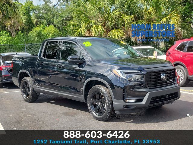 Black 2023 Honda Ridgeline Pickup Truck All-Wheel Drive 9-Speed Automatic