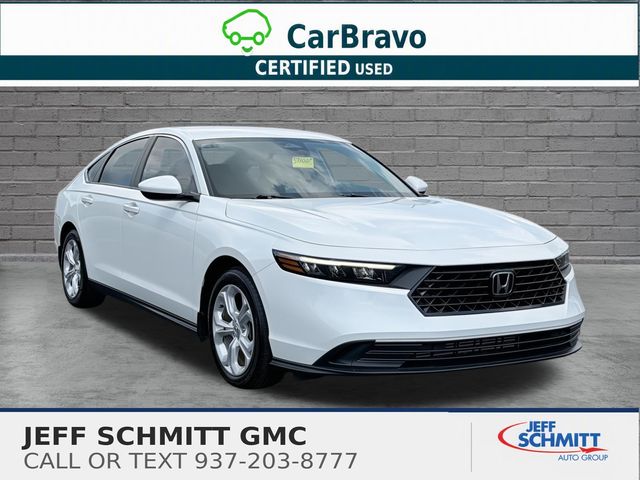 Platinum White Pearl 2025 Honda Accord Sedan Front-Wheel Drive Continuously Variable Transmission