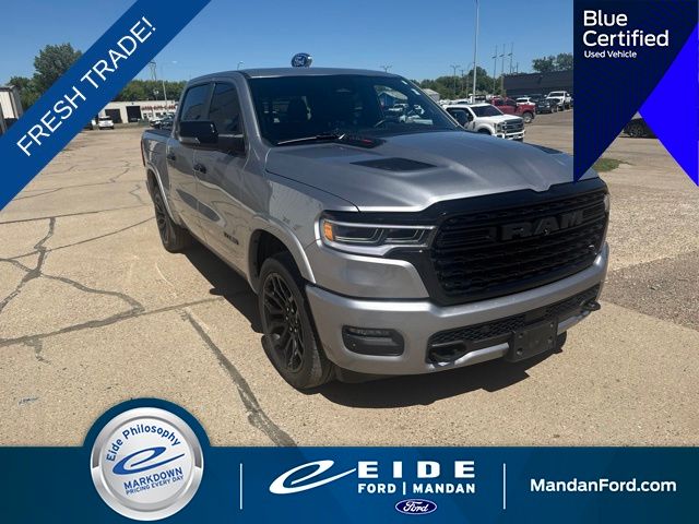 Billet Silver Metallic Clearcoat 2025 RAM 1500 Pickup Truck Four-Wheel Drive 8-Speed Automatic