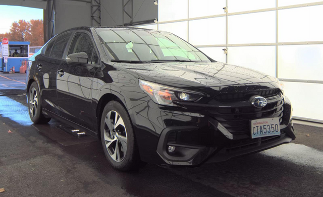Crystal Black Silica 2025 Subaru Legacy Premium AWD Sedan All-Wheel Drive Continuously Variable Transmission