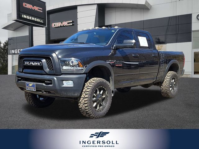 Brilliant Black Crystal Pearlcoat 2018 RAM 2500 Power Wagon Crew Cab 4WD Pickup Truck Four-Wheel Drive 6-Speed Automatic