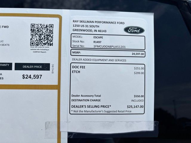 Certified Used 2023 Black Ford Active image 2