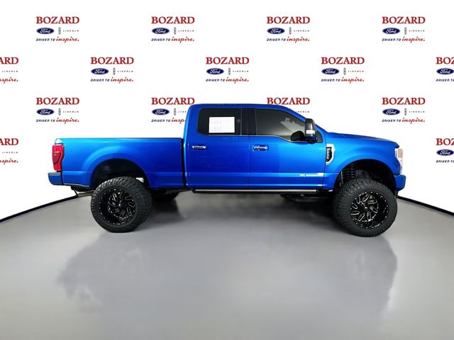 2020 Blue Ford Super Duty F-250 SRW Platinum 4X4 Truck