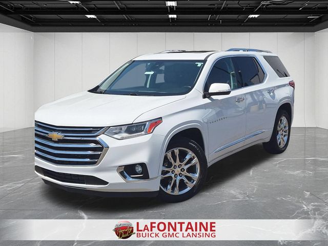 Summit White 2018 Chevrolet Traverse SUV / Crossover Four-Wheel Drive 9-Speed Automatic