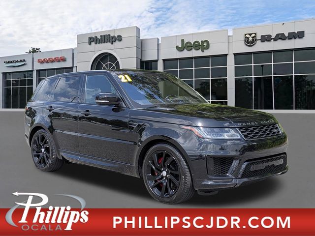 Santorini Black Metallic 2021 Land Rover Range Rover Sport SUV / Crossover All-Wheel Drive 8-Speed Automatic