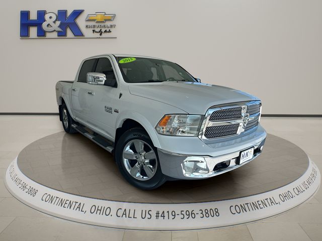 Bright White Clearcoat 2018 RAM 1500 Harvest Crew Cab 4WD Pickup Truck Four-Wheel Drive 8-Speed Automatic