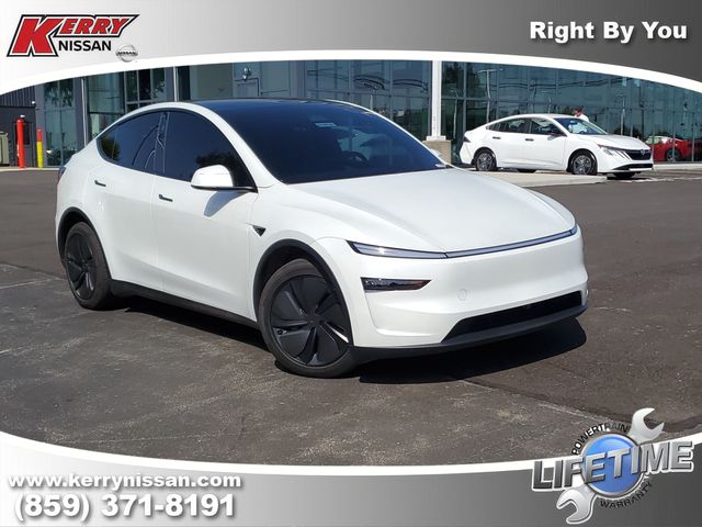 Pearl White Multi-Coat 2026 Tesla Model Y SUV / Crossover All-Wheel Drive 1-Speed Automatic
