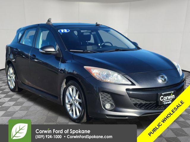 Gray (Graphite Mica) 2012 Mazda MAZDA3 s Touring Hatchback Hatchback Front-Wheel Drive 5-Speed Automatic