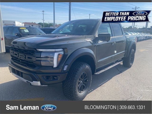 Shelter Green 2026 Ford F-150 Raptor SuperCrew 4WD Pickup Truck Four-Wheel Drive Automatic
