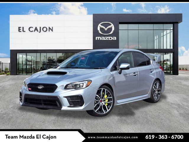 Ice Silver Metallic 2021 Subaru WRX STI Sedan All-Wheel Drive 6-Speed Manual