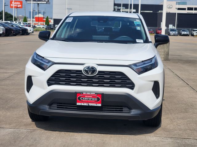 2025 Toyota RAV4 LE White at Gullo Toyota