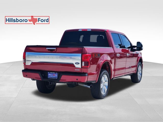 2020 Rapid Red Metallic Tinted Clearcoat Ford F-150 Platinum 4X4 Truck