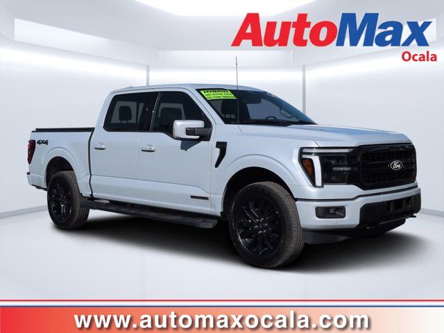 White Metallic 2025 Ford F-150 Pickup Truck Four-Wheel Drive Automatic