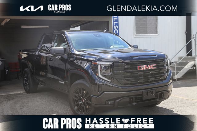 Onyx Black 2025 GMC Sierra 1500 Elevation Standard Crew Cab 4WD Pickup Truck Four-Wheel Drive 8-Speed Automatic