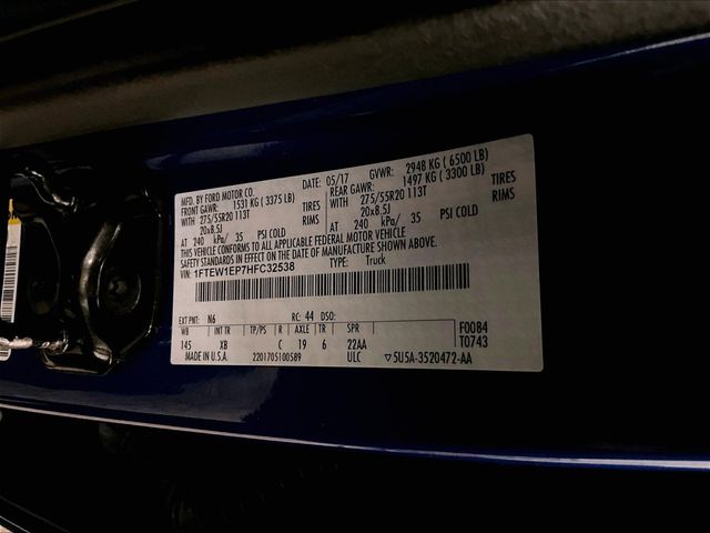 2017 Ford F-150 XLT Blue at Luther Ford